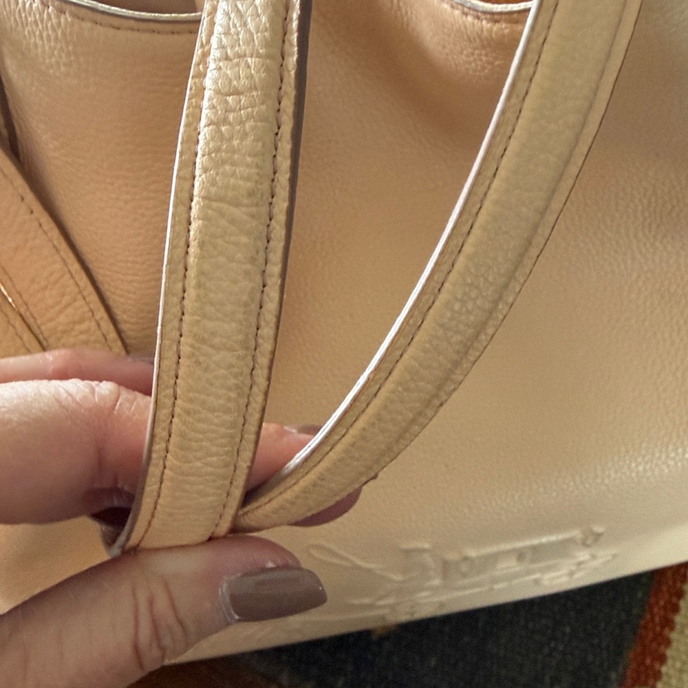 Vintage Coach peach Leather Shoulder Bag - Picture 6 of 13